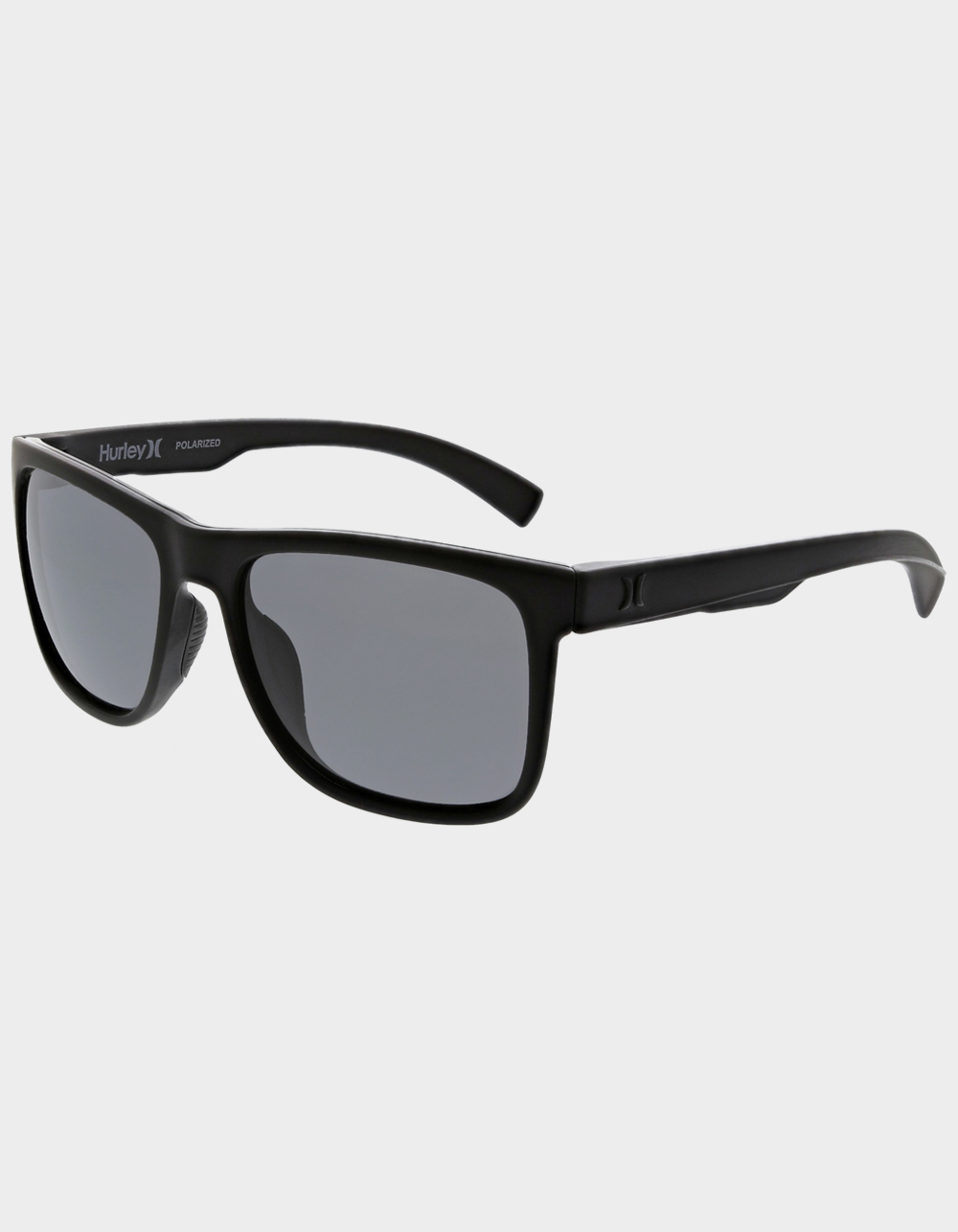 HURLEY Polarized Large Square Sunglasses - BLACK