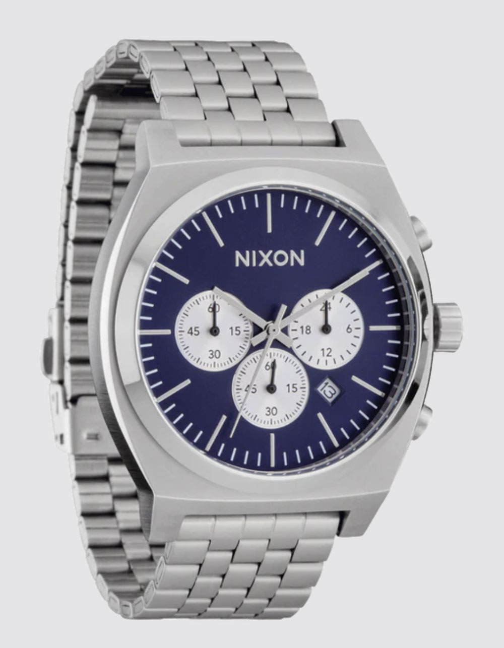 NIXON Time Teller Chrono Watch - SILVER