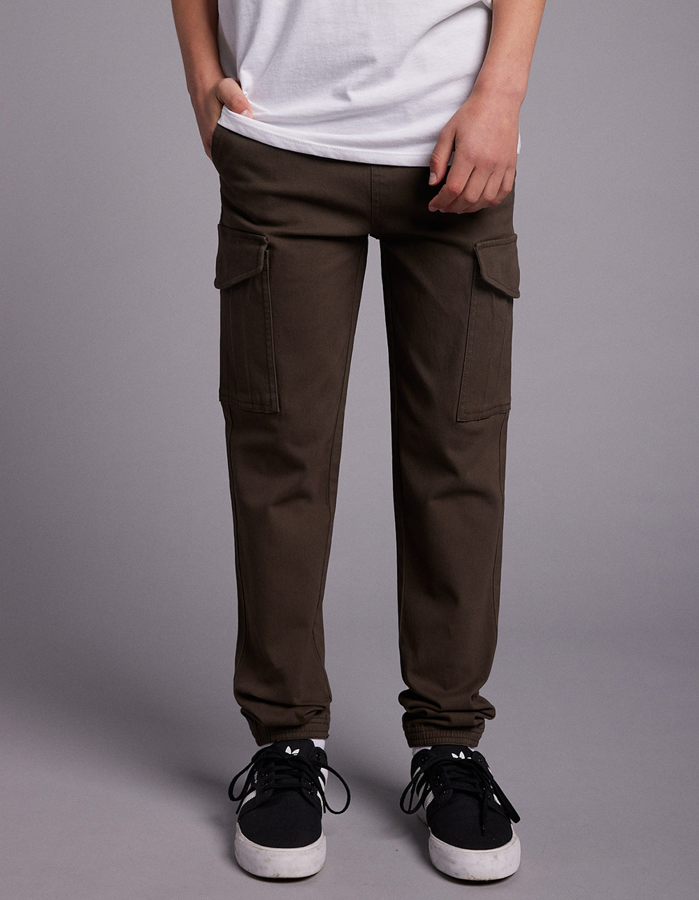 RSQ Boys Twill Cargo Jogger Pants - OLIVE | Tillys