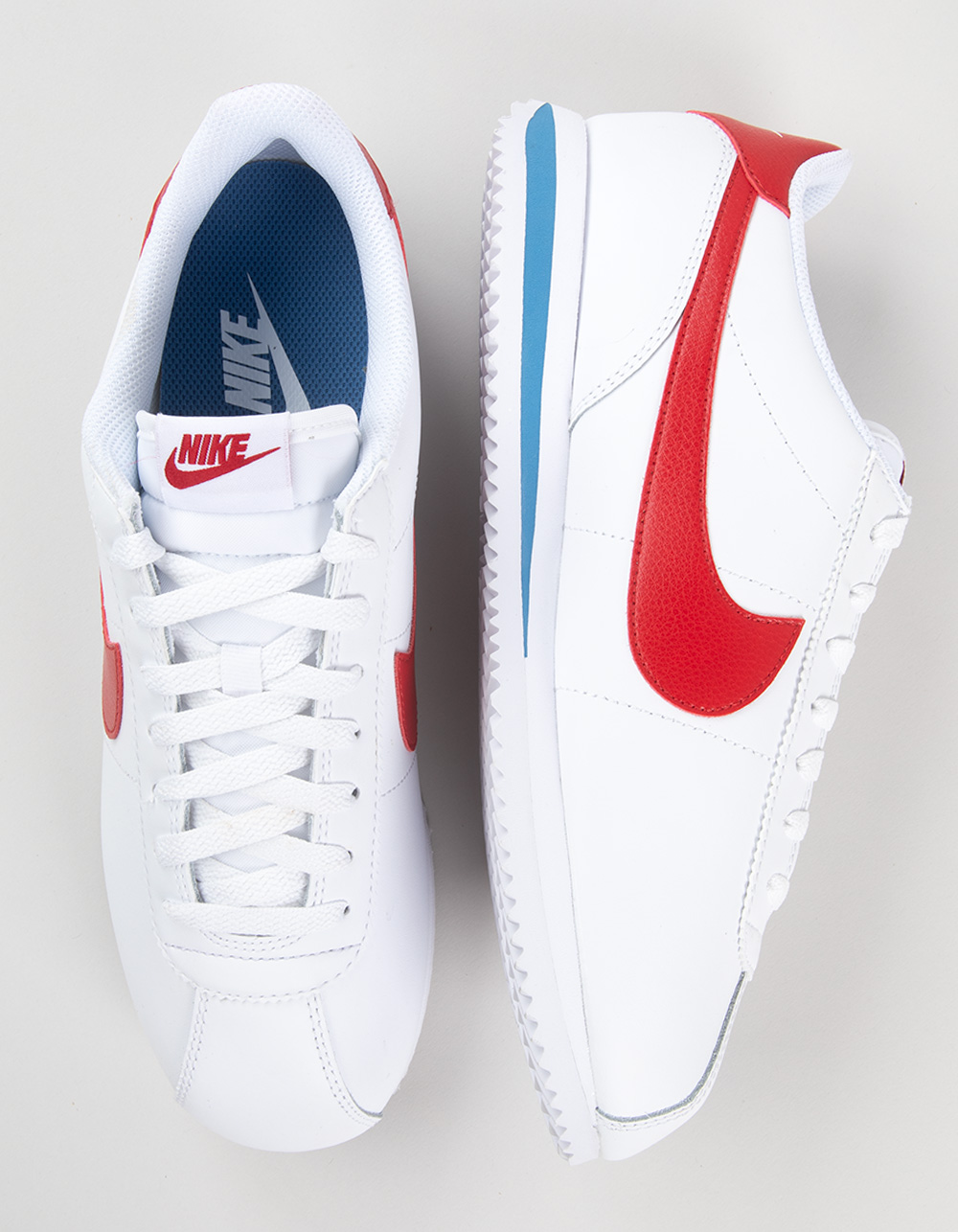 NIKE Cortez Mens Shoes - WHT/RED