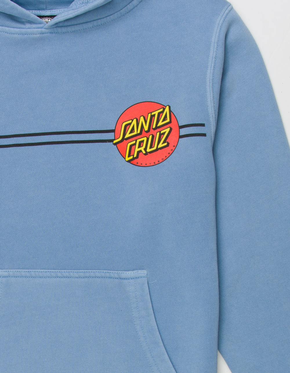 SANTA CRUZ Classic Dot Boys Hoodie - LIGHT BLUE