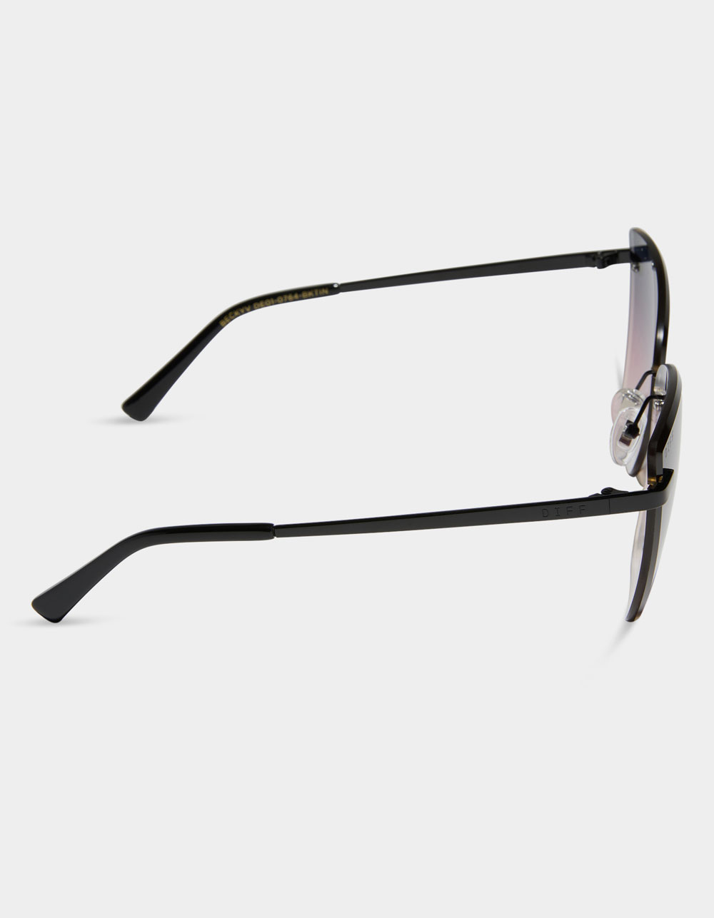 DIFF EYEWEAR Becky V Sunglasses - BLACK COMBO