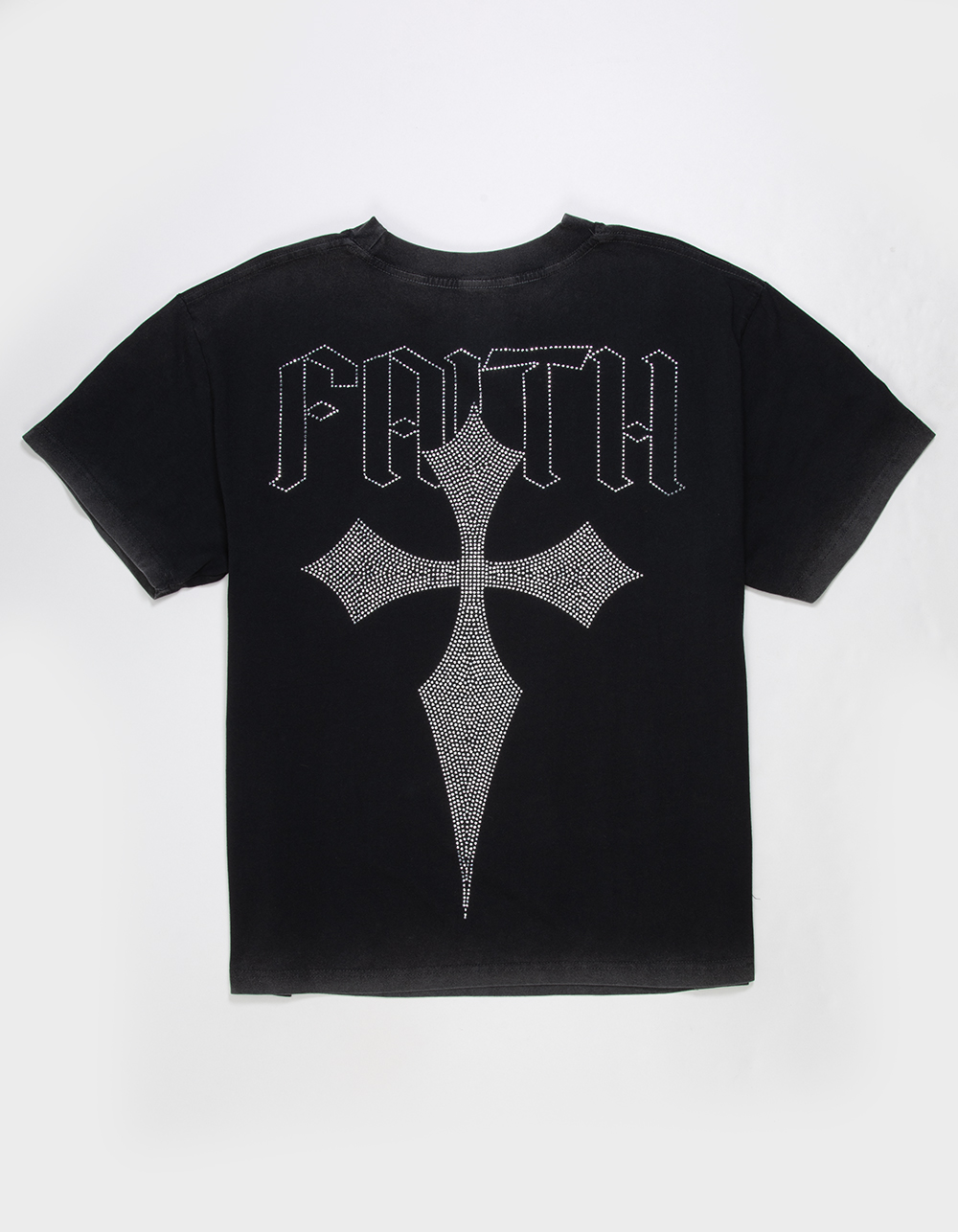 CVLA Faith Mens Boxy Tee - WASHED BLACK