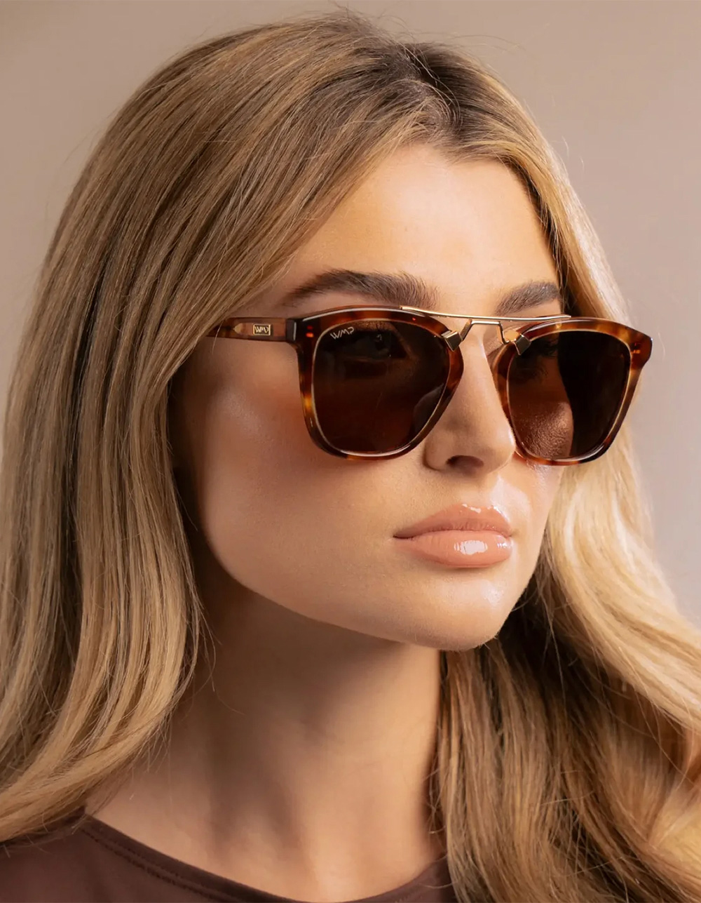 WMP EYEWEAR Demi Polarized Sunglasses - TORTOISE