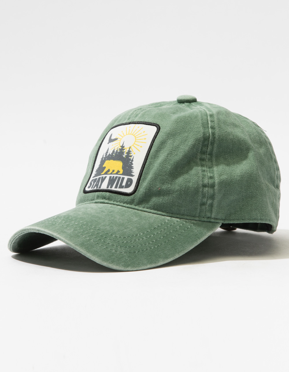 DAVID AND YOUNG Stay Wild Womens Hat GREEN Tillys