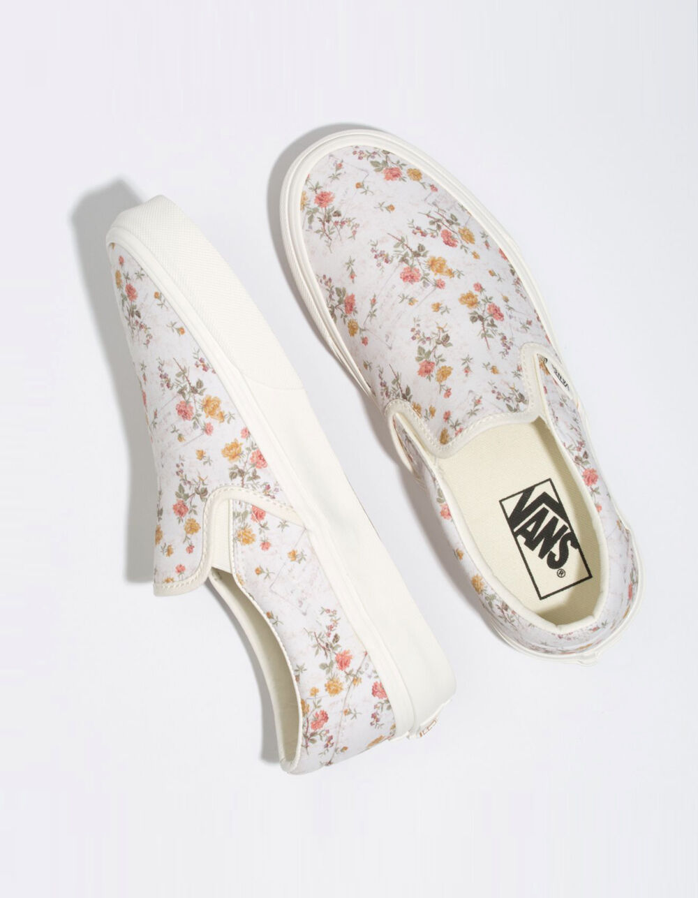 Vans - Classic Slip-On Shoes  Black (Peace Floral) –