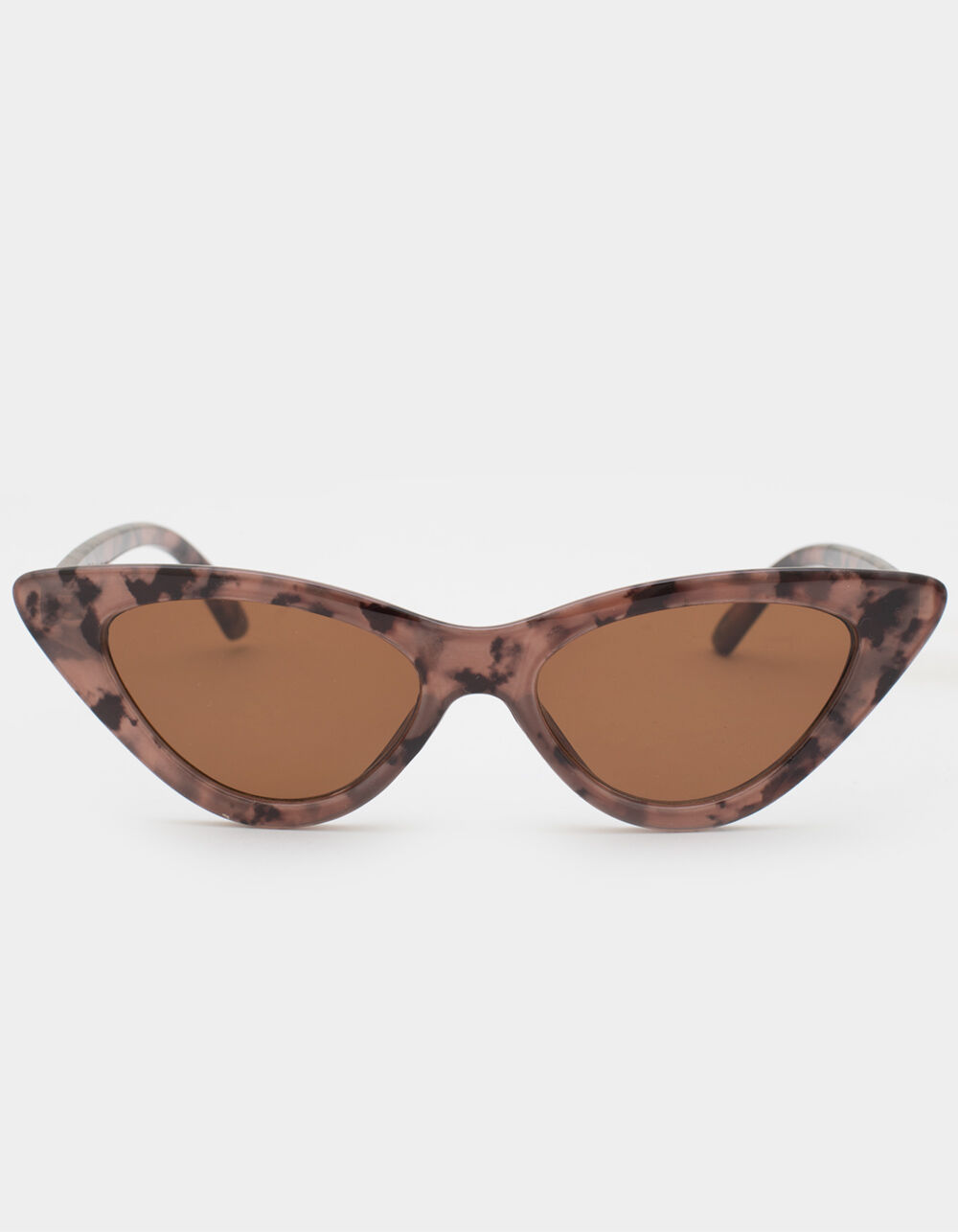 Beach Cat Eye Brown Sunglasses BROWN Tillys