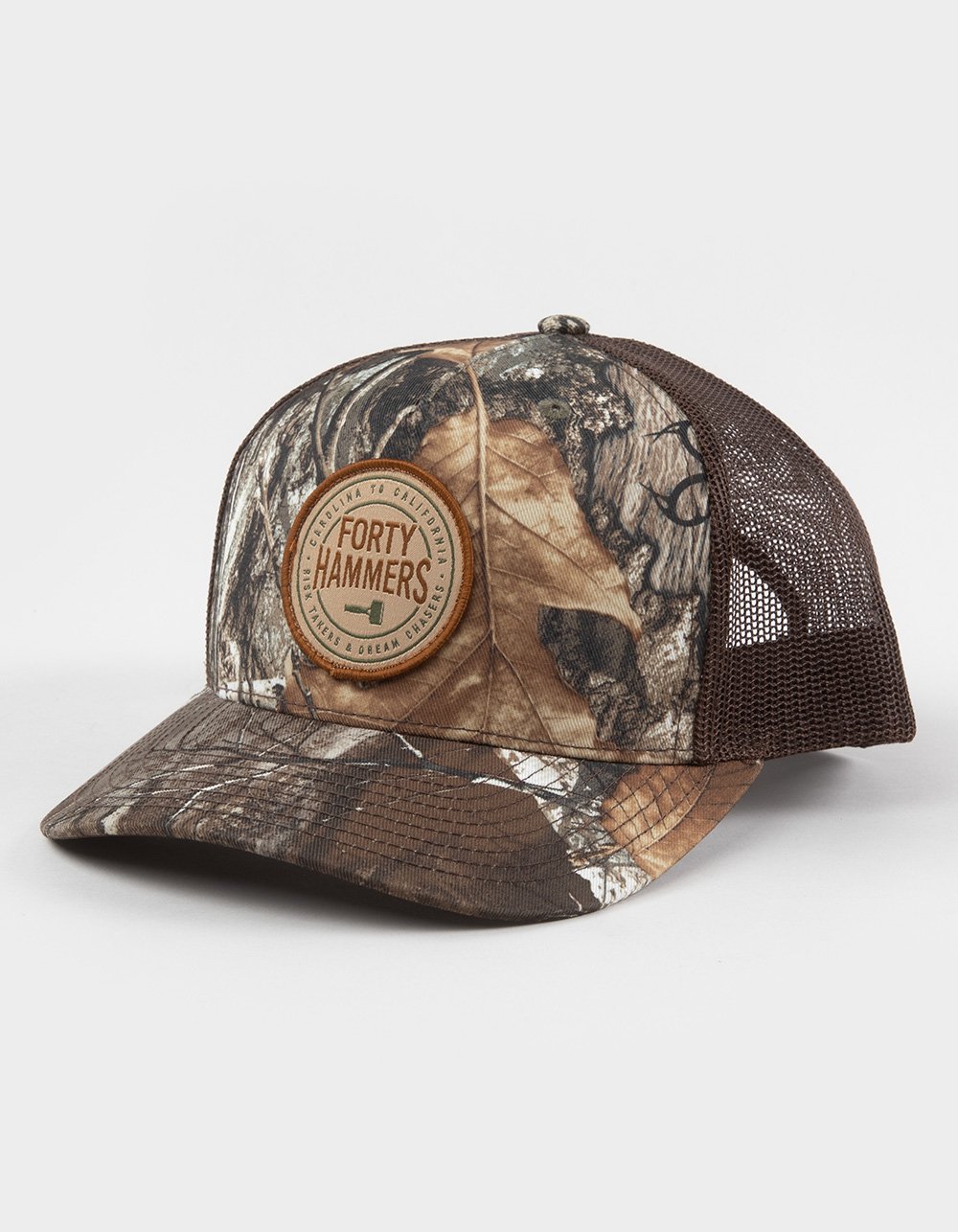 FORTY HAMMERS Patch Trucker Hat - CAMO