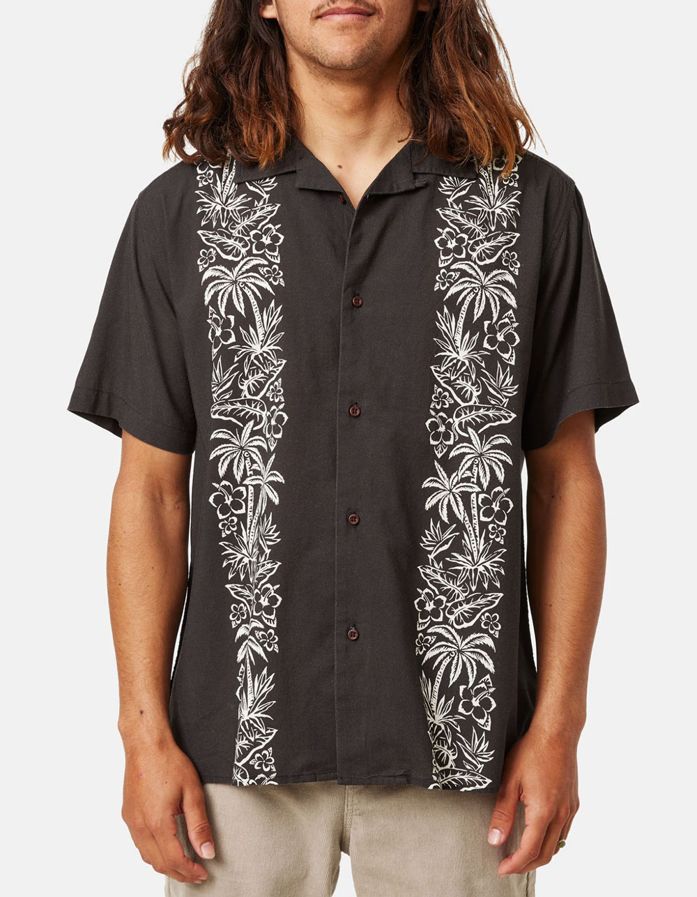 KATIN Kokomo Mens Button Up Shirt BLACK Tillys