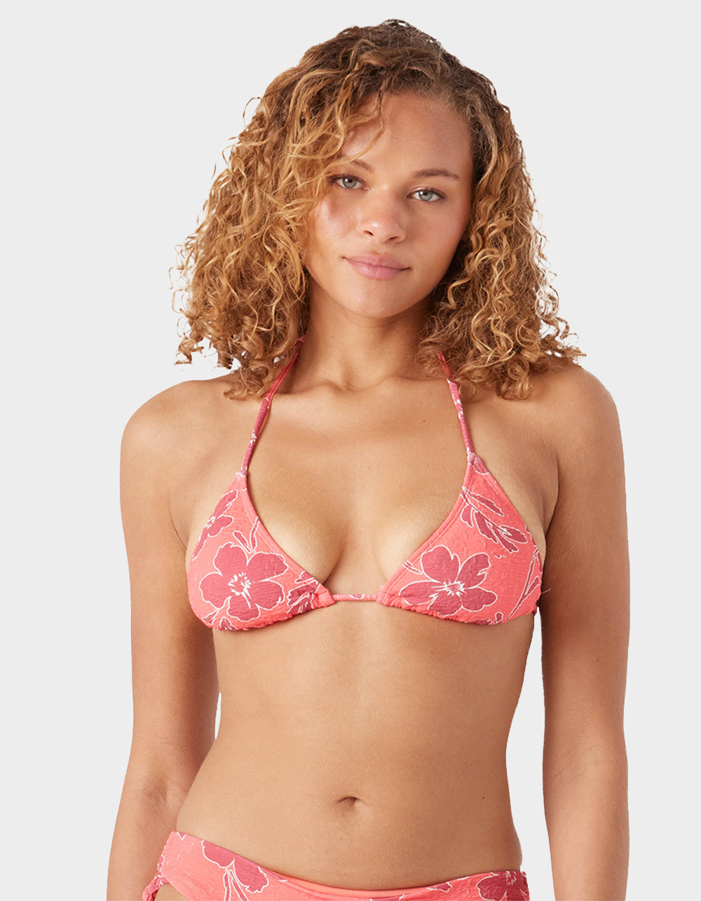 ROXY Garden Twirl Triangle Bikini Top - PAPRIKA