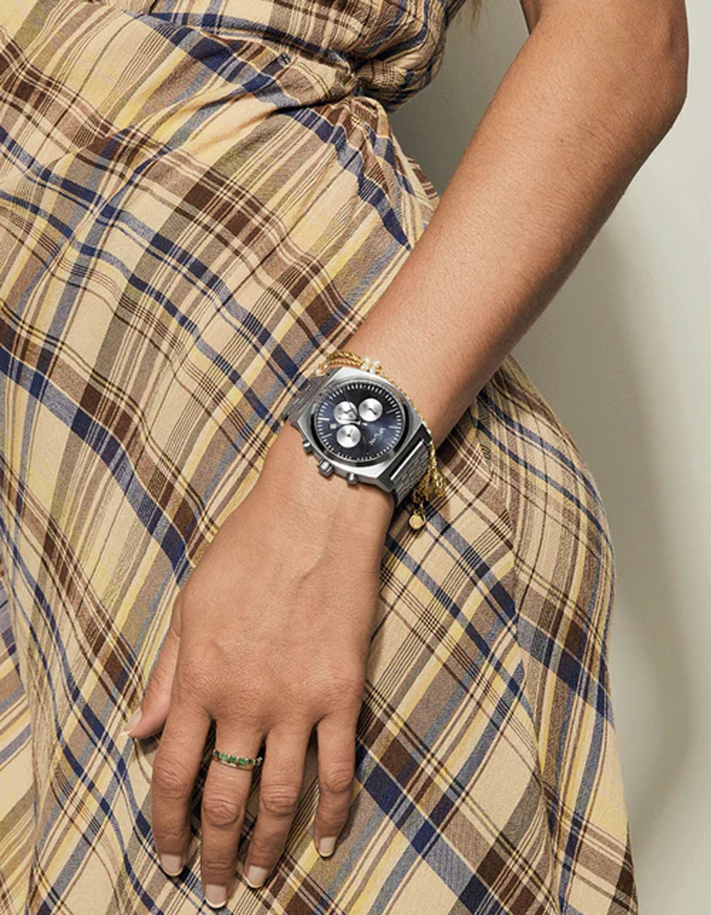 NIXON Time Teller Chrono Watch - SILVER