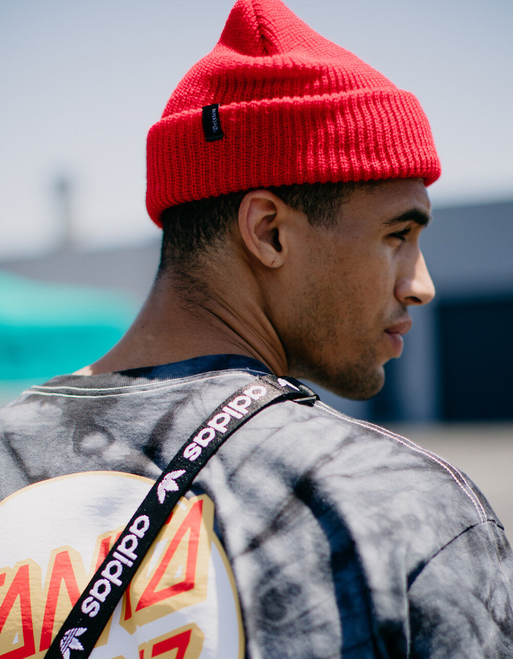 BRIXTON Heist Red Beanie - RED - 00008-RED