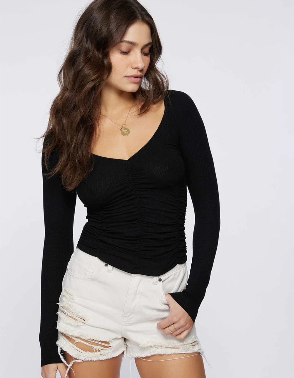 O'NEILL Alondra Womens Top BLACK Tillys