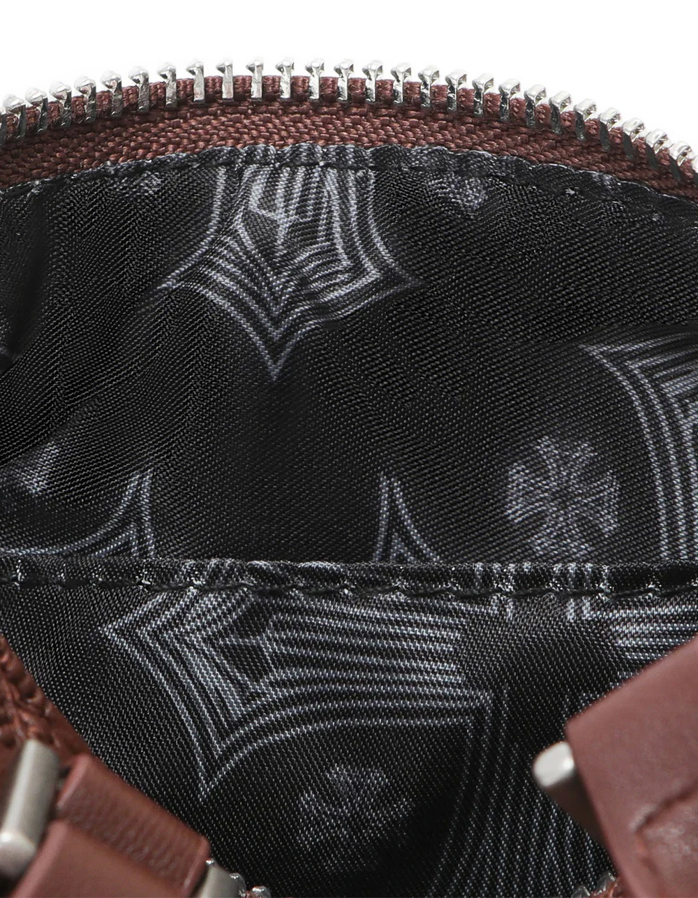 VON DUTCH Embroidered Chopper Hanna Bag - BROWN