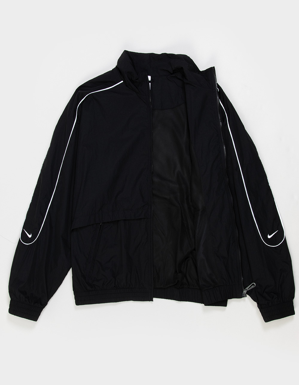 NIKE Sportswear Solo Swoosh Mens Track Jacket - BLACK