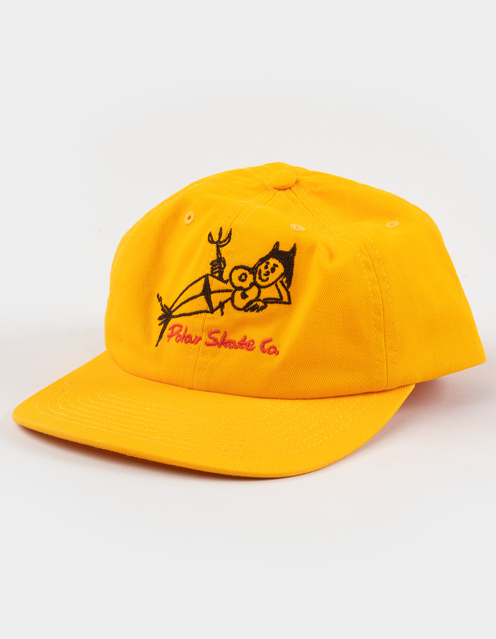 POLAR SKATE CO. Michael Devil Woman Snapback Hat - YELLOW