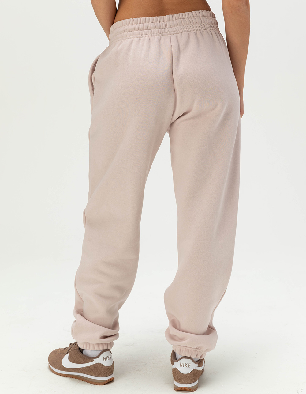 NIKE Sportswear Phoenix Fleece Womens Oversized Sweatpants - BLUSH