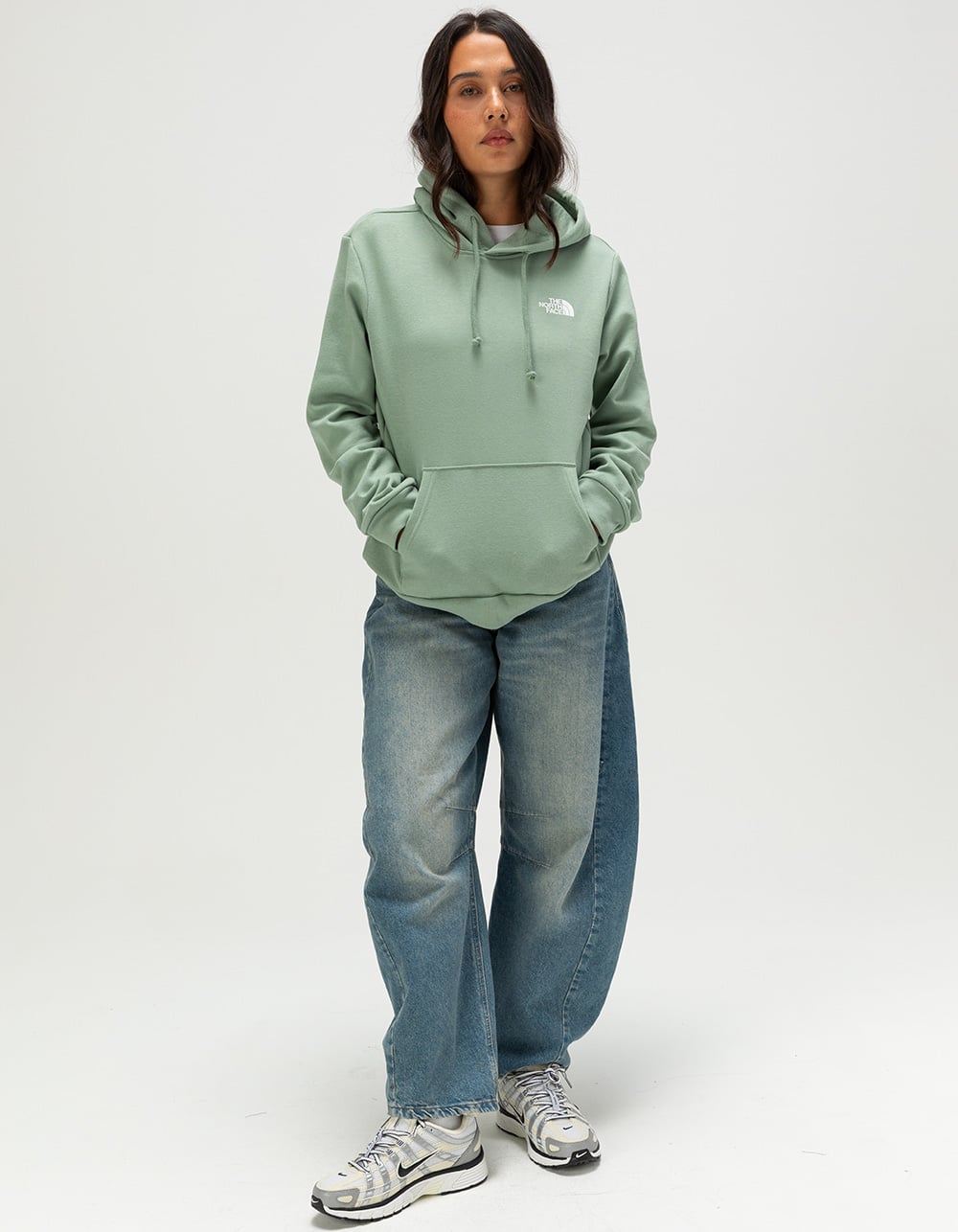 THE NORTH FACE Evolution Floral Womens Hoodie - MOSS