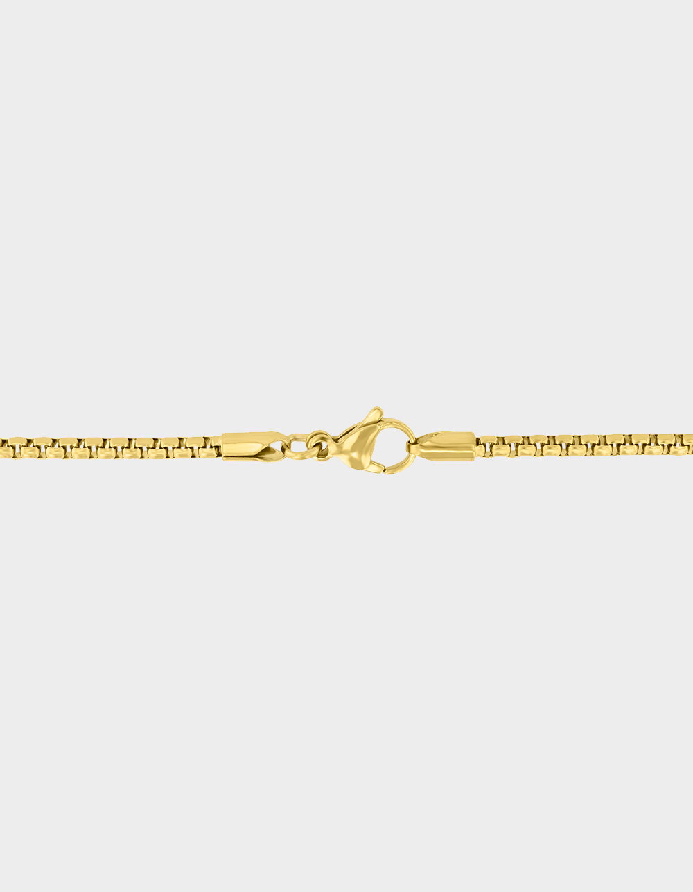 STEEL NATION Stainless Steel With Yellow IP Chain Set - GOLD