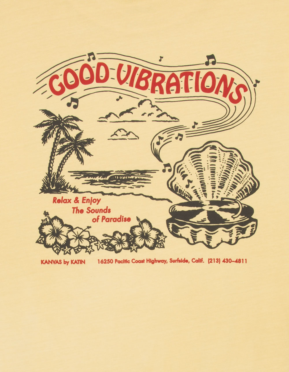 KATIN Vibrations Mens Tee - YELLOW