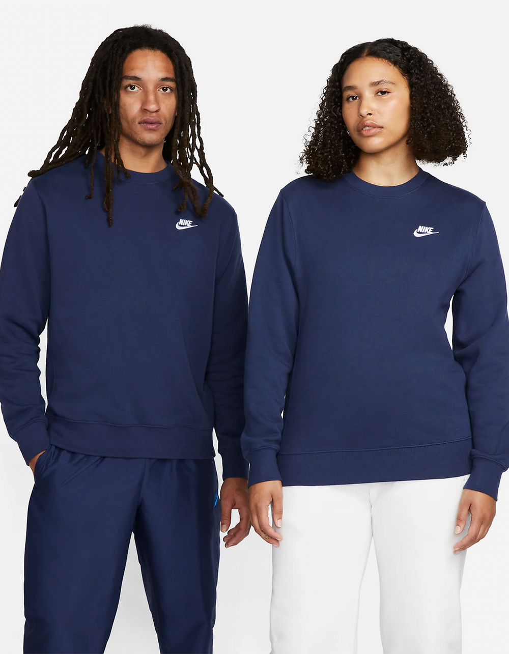 NIKE Sportswear Club Fleece Mens Crewneck Sweatshirt - NAVY | Tillys