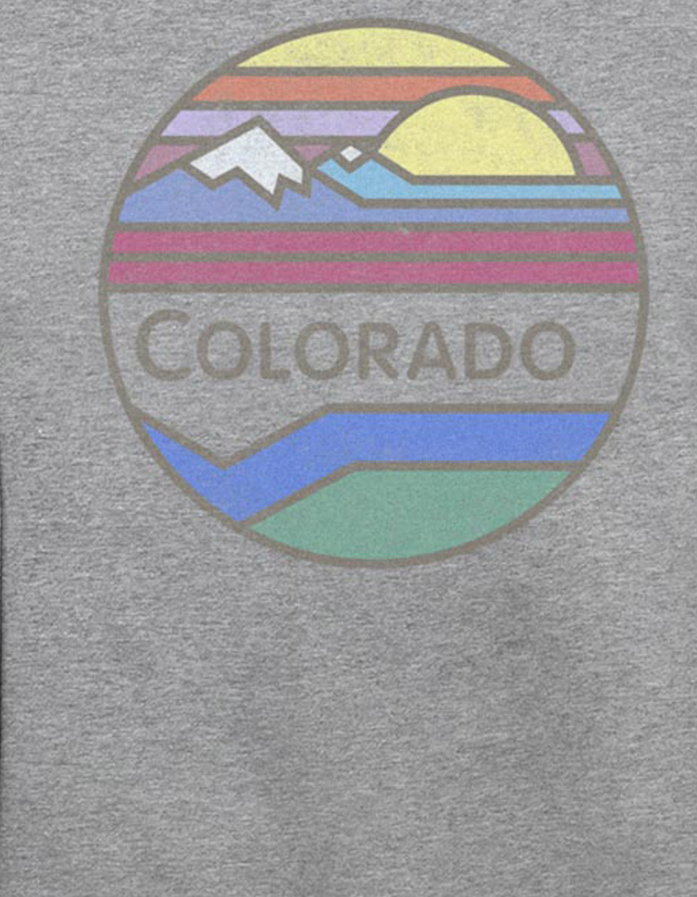 DESTINATION Colorado Mountains Unisex Crewneck Sweatshirt - HEATHER GRAY