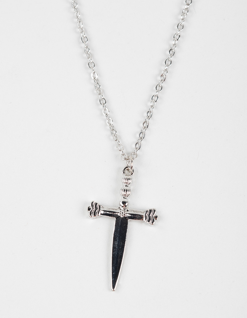 FULL TILT Cross Necklace - SILVER