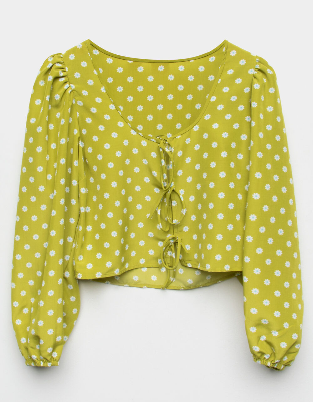 LEVI'S Embry Tie Front Womens Shirt - GREEN | Tillys
