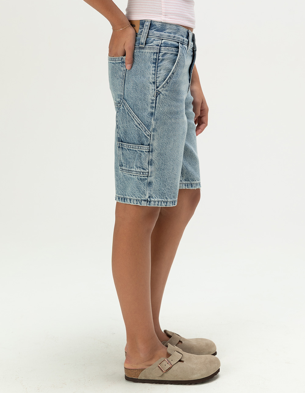 RSQ Girls Jorts - MEDIUM WASH