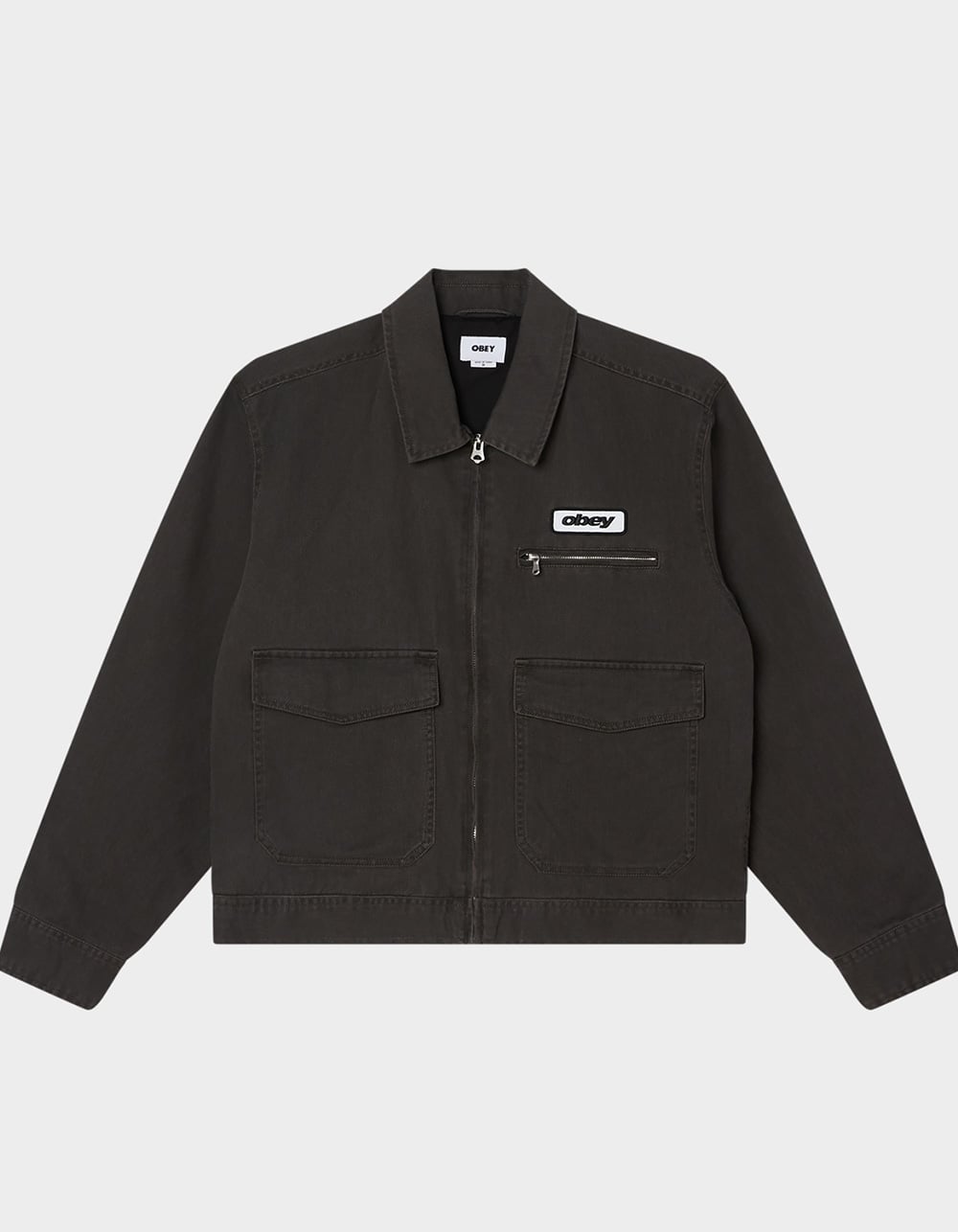 OBEY Walter Mens Work Jacket - BLACK