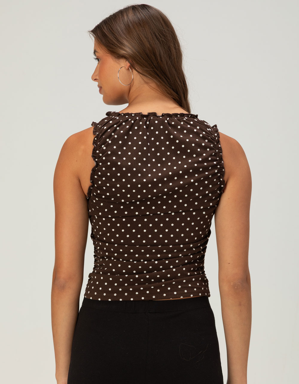 PATRONS OF PEACE Ayres Womens Sleeveless Top - BROWN