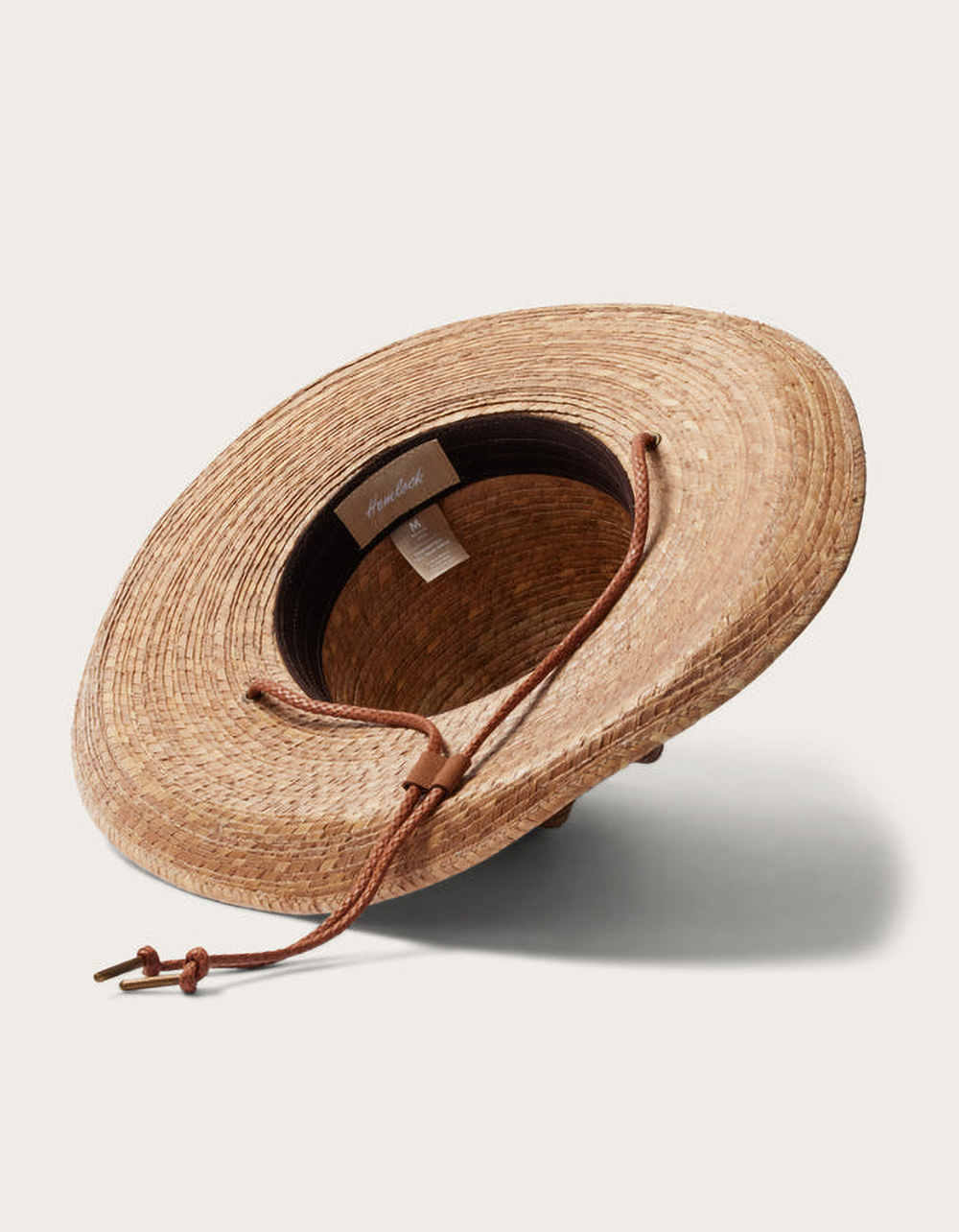 HEMLOCK HAT CO. Elliot Gus Cowboy Straw Hat - LIGHT BROWN