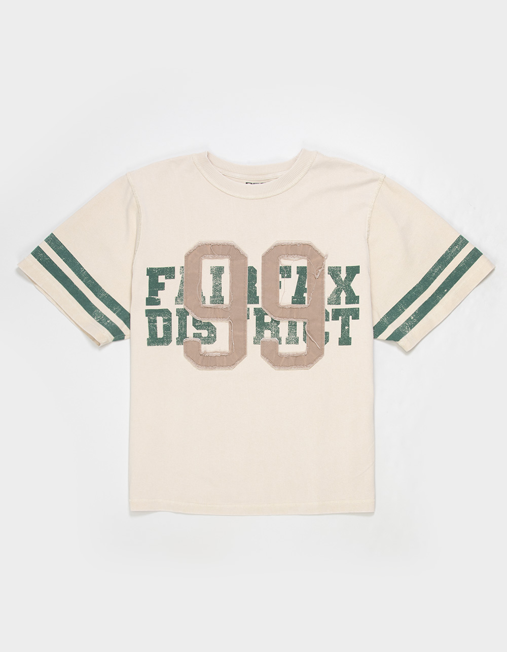 RSQ Mens Boxy Jersey Tee - TAN