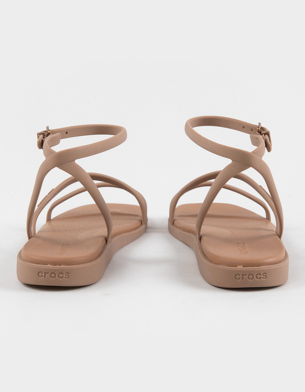 CROCS Miami Ankle Strap Womens Sandals - CHOCOLATE
