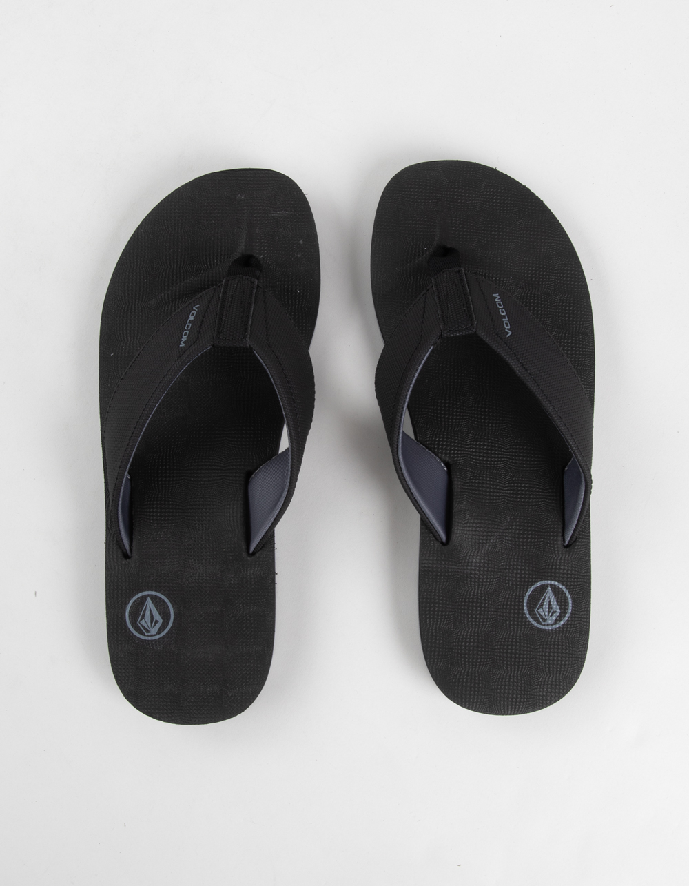 VOLCOM Victor Mens Flip Flops - OFF-BLACK