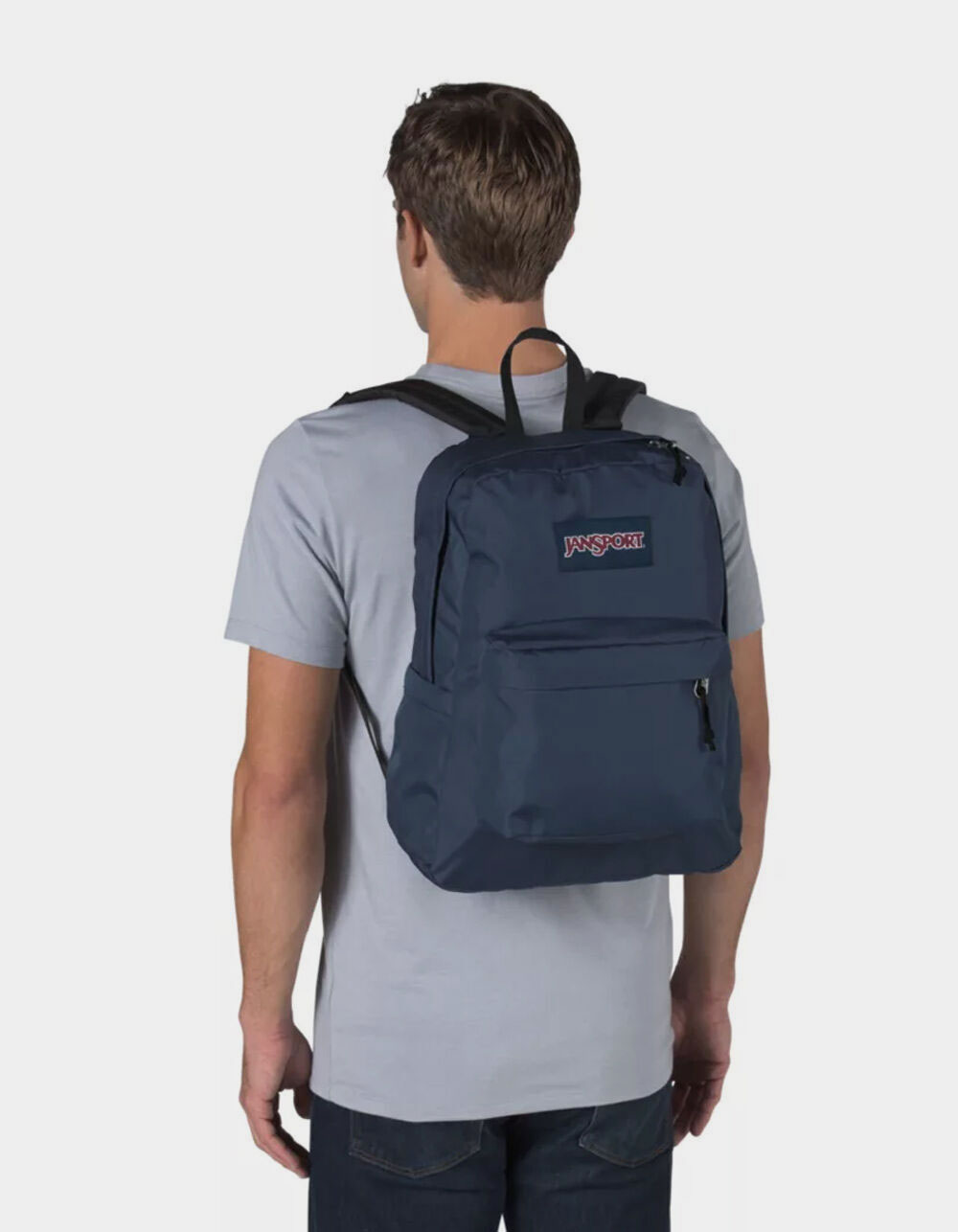 JANSPORT SuperBreak Plus Backpack - NAVY