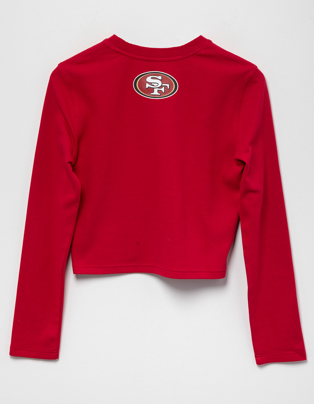 NFL San Francisco 49ers Womens Long Sleeve Baby Tee - RED | Tillys