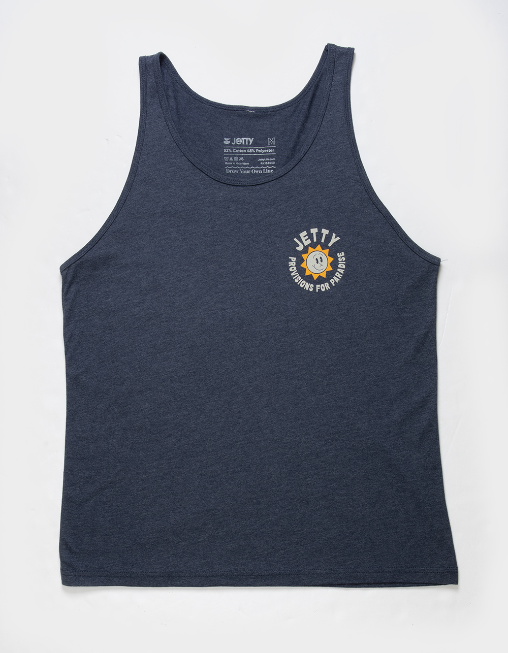 JETTY Paradise Pals Mens Tank Top NAVY Tillys