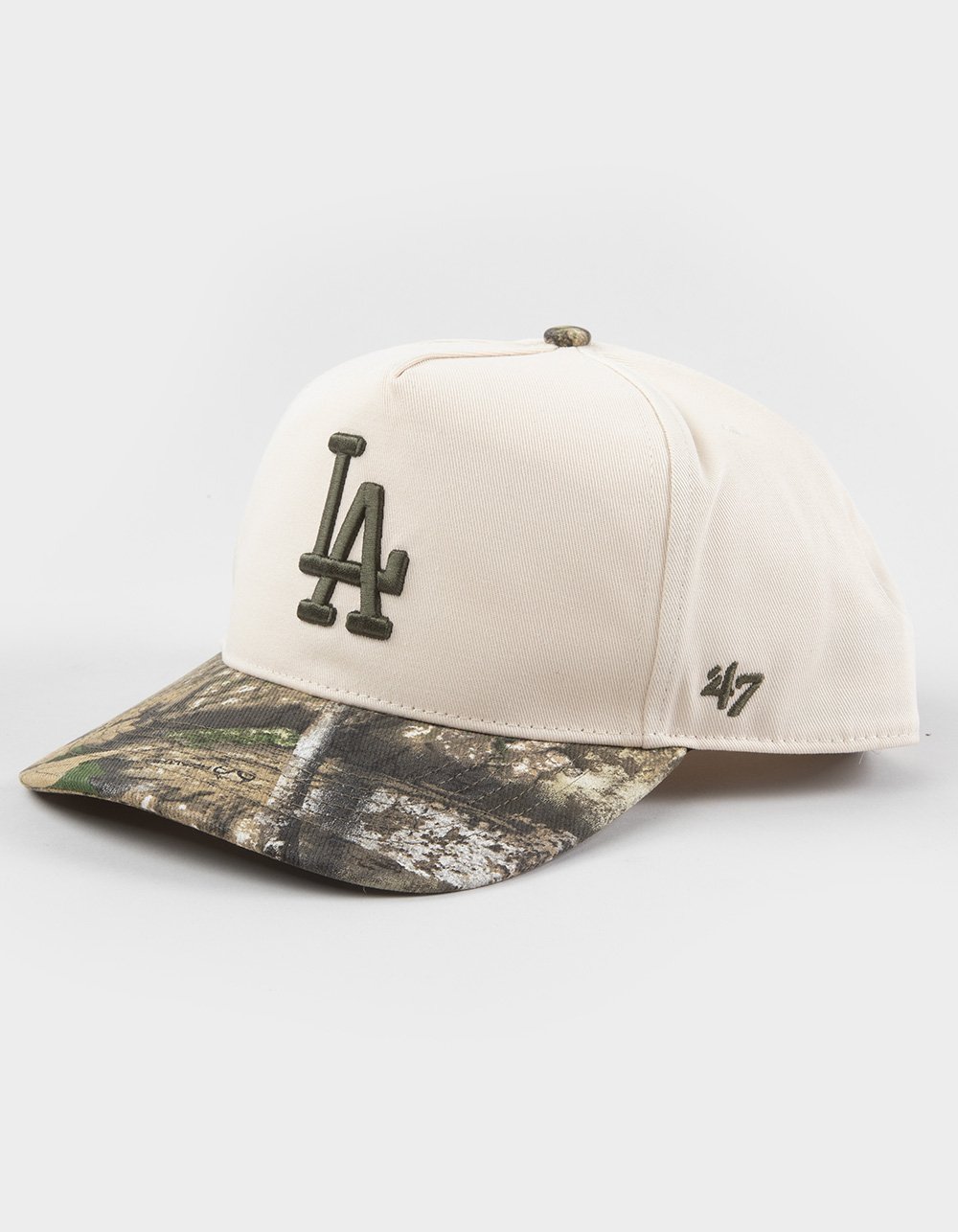 47 BRAND Los Angeles Dodgers Realtree Visor '47 Hitch Snapback Hat - GREEN COMBO