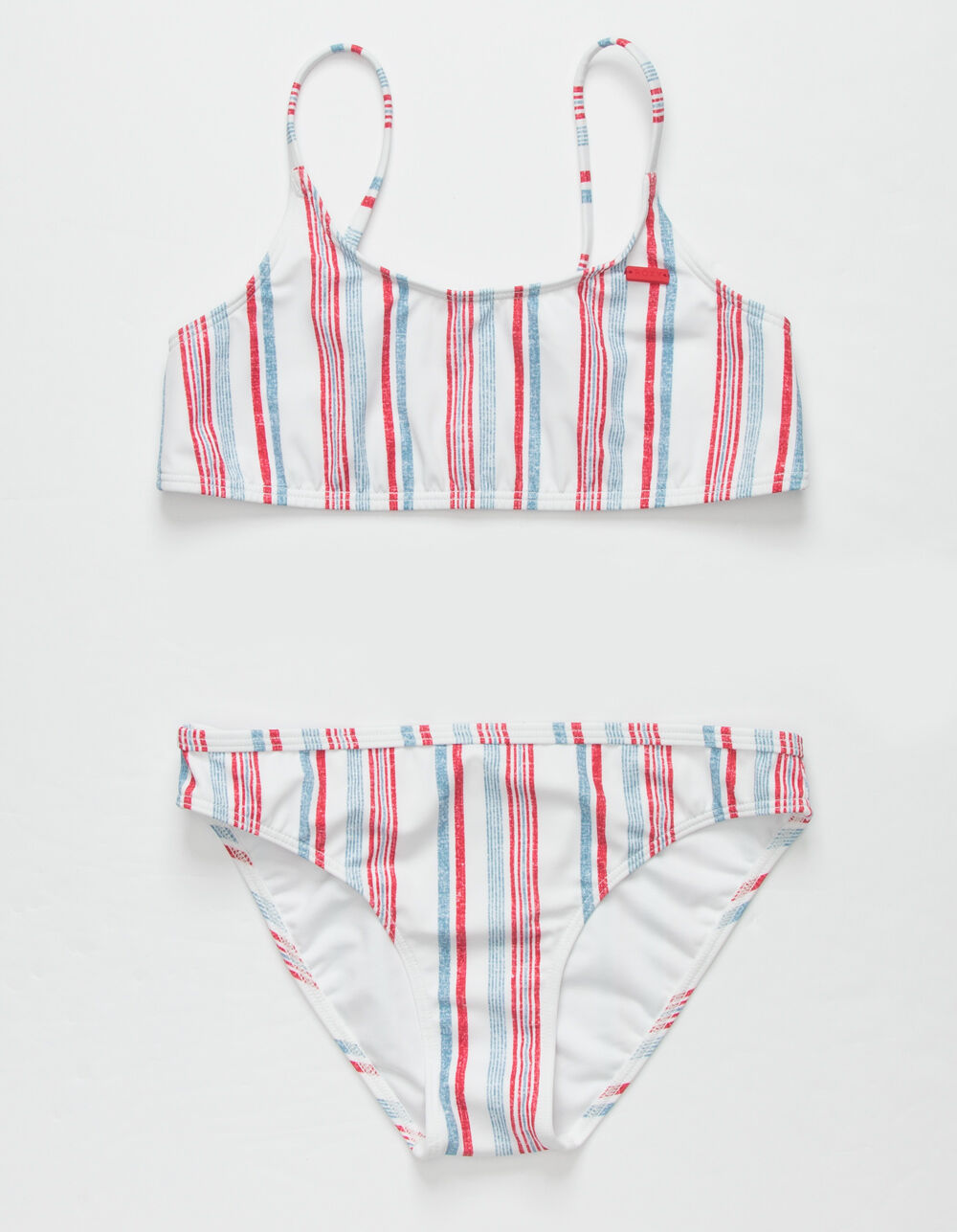 ROXY Lake Of Stars Girls Bralette Bikini Set - RED/WHITE/BLUE | Tillys