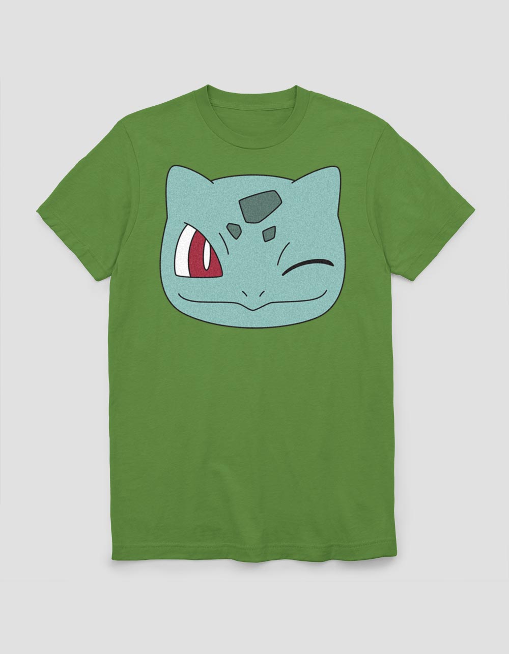 POKEMON Bulbasaur Face Unisex Tee - KELLY