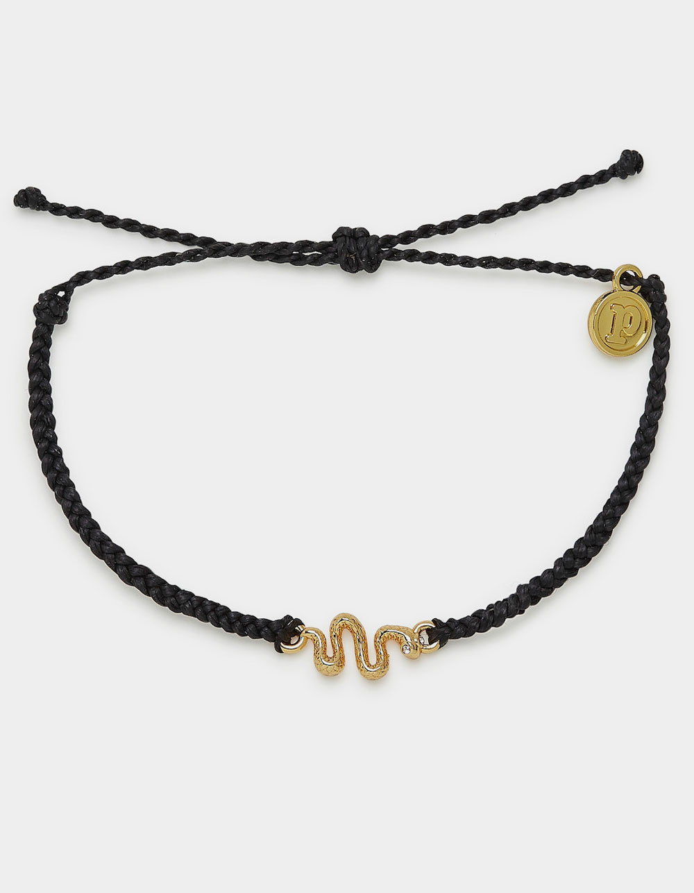 PURA VIDA Snake Charm Bracelet BLACK Tillys