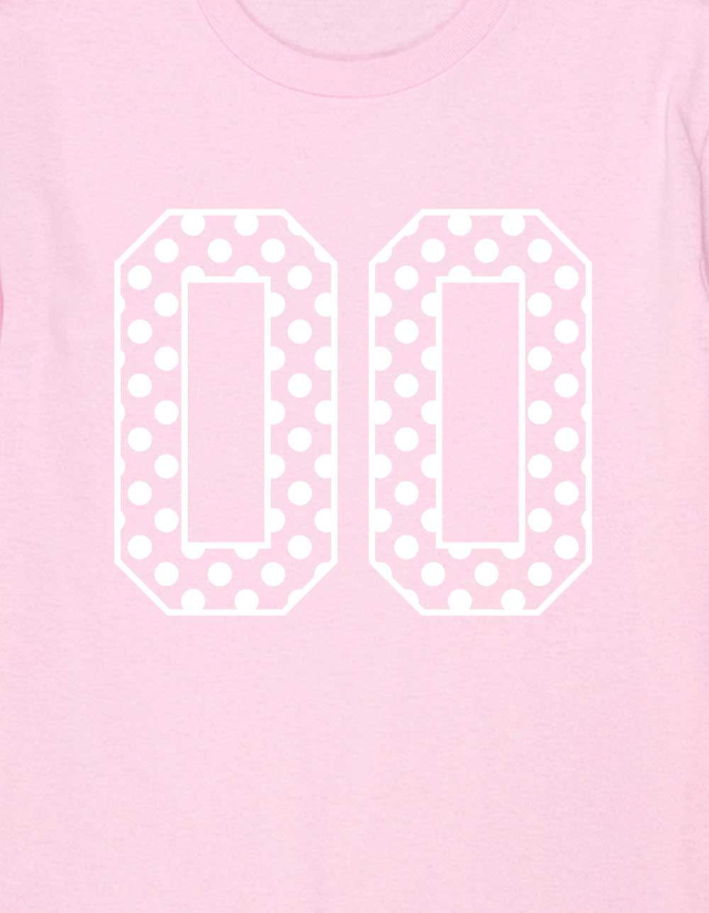 COLLEGIATE Double Zero Polka Dots Unisex Kids Tee