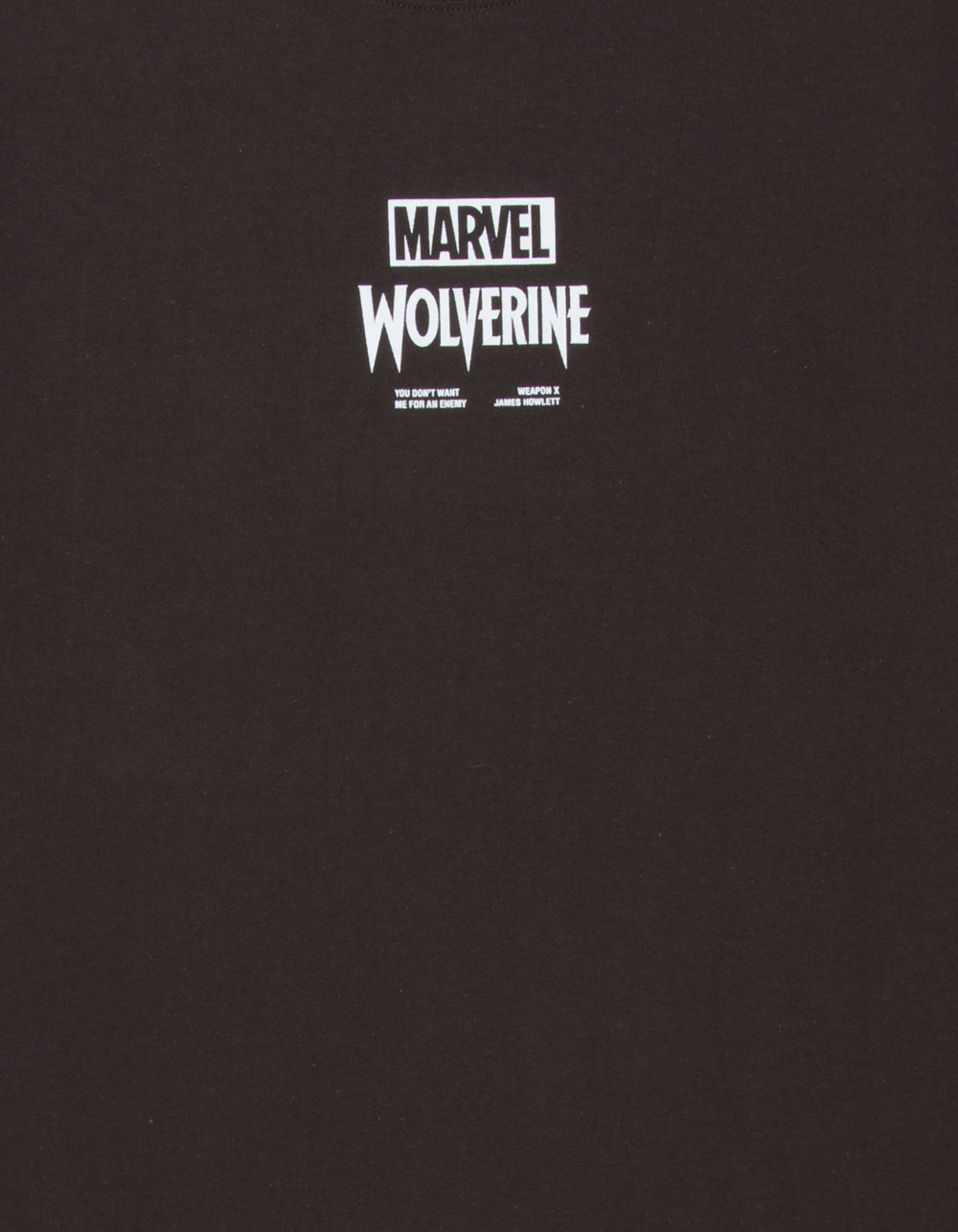 MARVEL Wolverine Enemy Mens Tee - BROWN