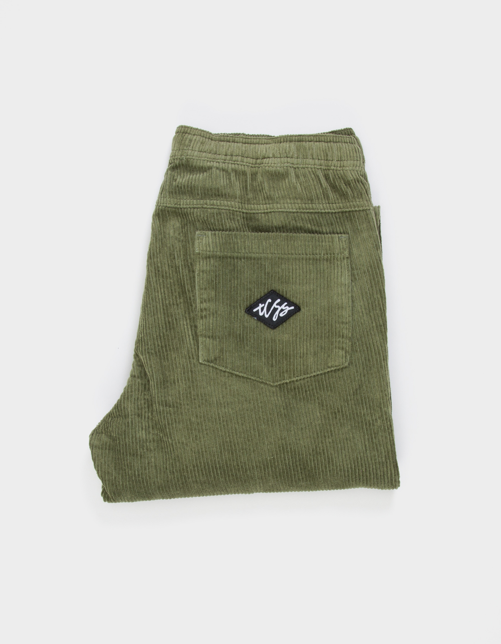 THE CRITICAL SLIDE SOCIETY Fever Mens Straight Corduroy Pants - OLIVE