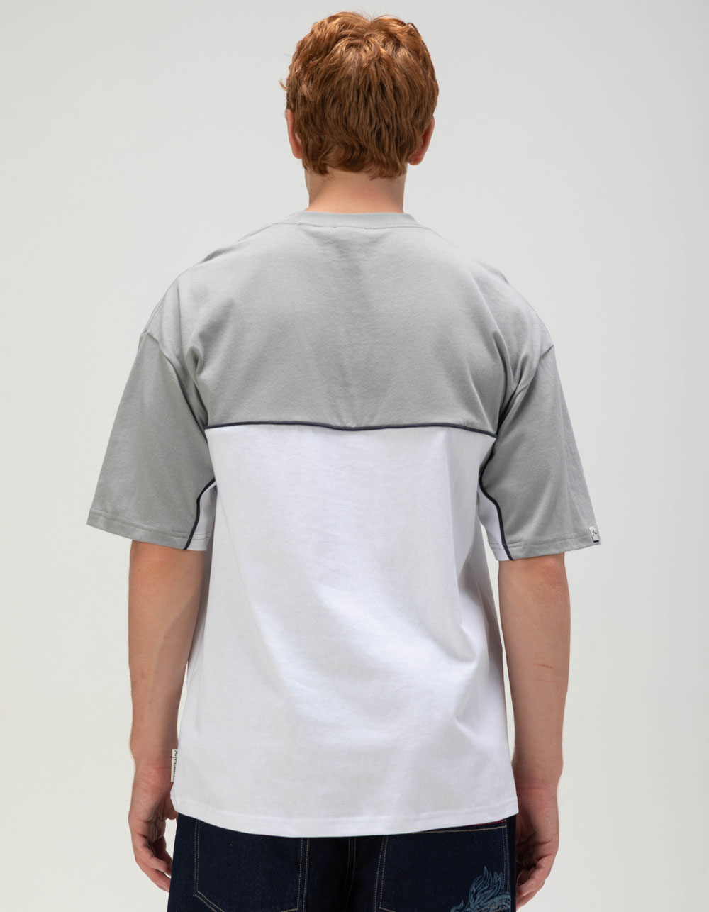 RUSTY Infinity Mens Tee - GRAY/WHITE