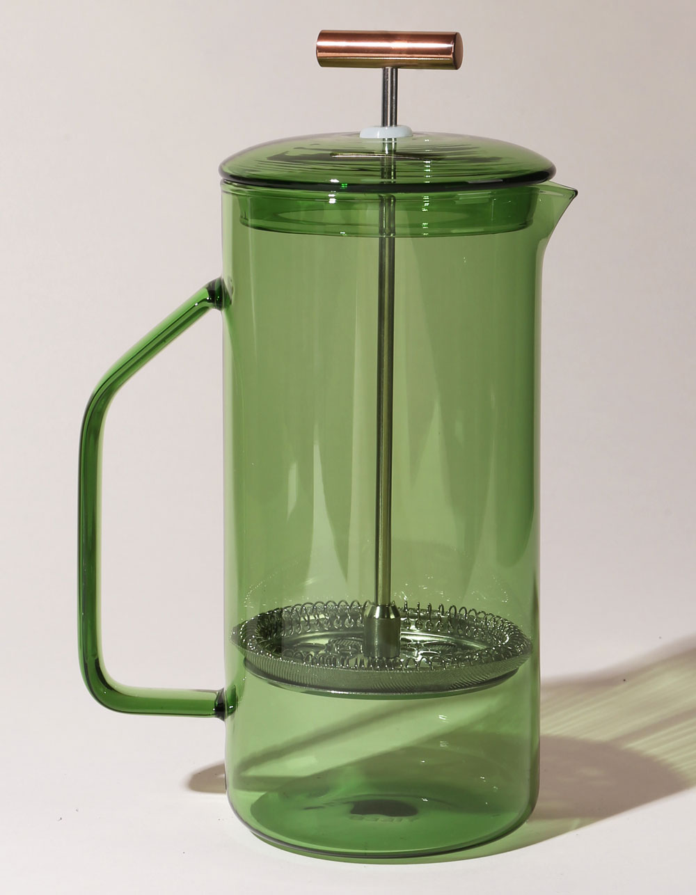 YIELD 850 ml Glass French Press GREEN Tillys