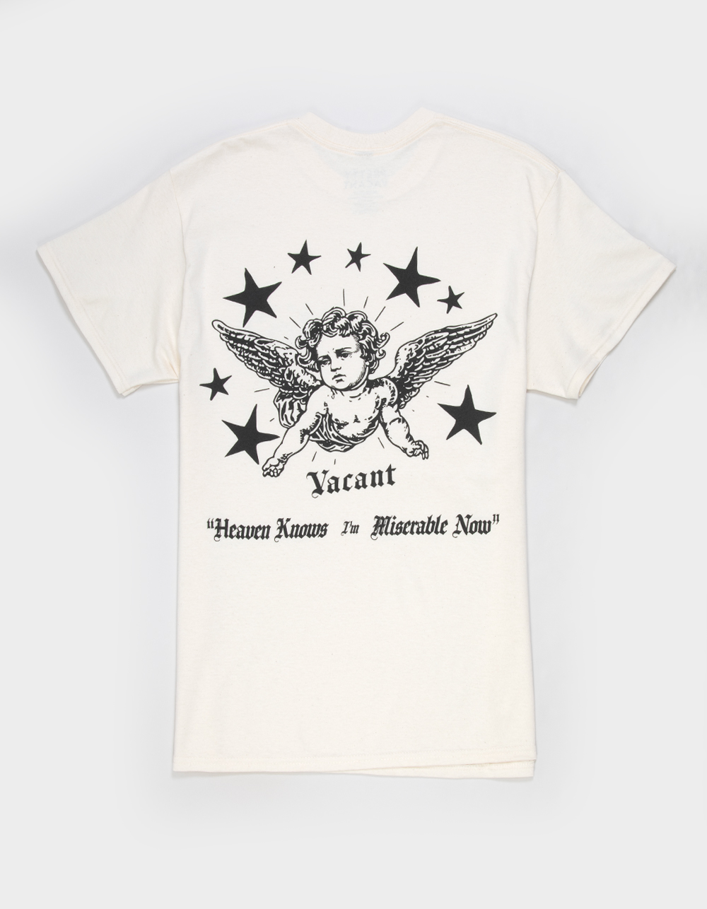 PRETTY VACANT Heavens Mens Tee - OFF WHITE