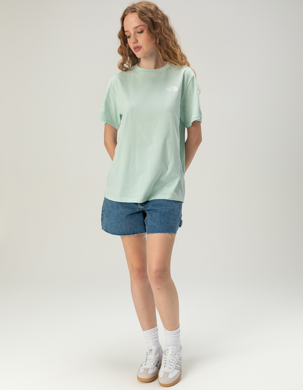 THE NORTH FACE Midnight Mirage Womens Tee - LT GREEN