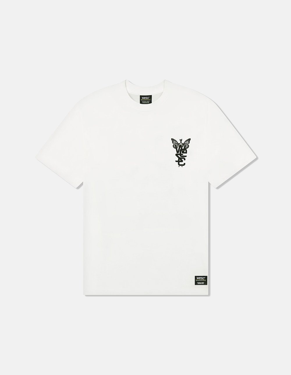 WESC Mason Psychic Skull Mens Tee - WHITE